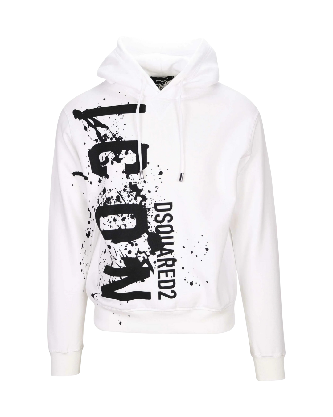 Sudadera blanca con gráfico tipográfico