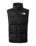 Chaleco puffer negro ligero sin mangas