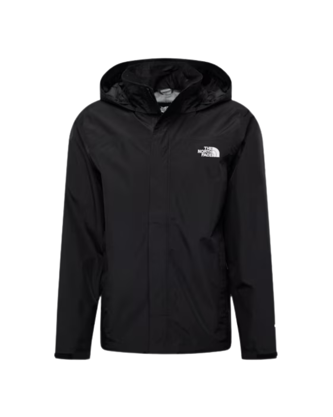Chaqueta negra deportiva con capucha